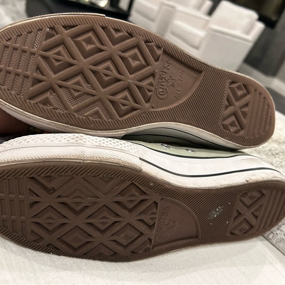 Sage green converse platform high top size 8 - Picture 4 of 4